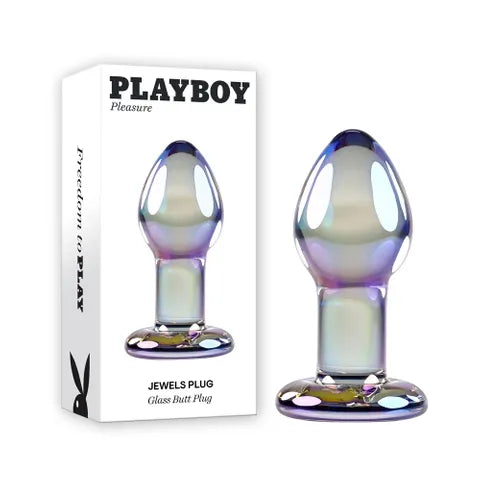 PLAYBOY PLEASURE JEWELS PLUG - GLASS PLUG