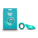 Sugar Pop Leila - Teal - Teal USB Rechargeable Panty Vibrator with Remote Teal