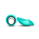 Sugar Pop Leila - Teal - Teal USB Rechargeable Panty Vibrator with Remote Teal