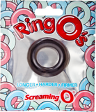 SCREAMING O RINGO BLACK PENIS RING