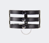 LIL CHO005 TRIPLE LAYER BLACK CHOKER