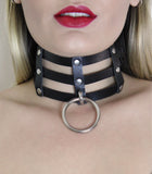 LIL CHO005 TRIPLE LAYER BLACK CHOKER