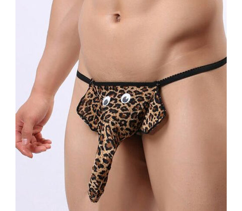 LOVE IN LEATHER LEOPARD ELEPHANT BOXED BMEN37LEO S/M