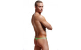 ENVY BREAK AWAY THONG - GREEN S/M