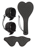 Playful Diamonds The Royal Tease 3 Piece Fetish Kit Black