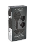 Playful Diamonds The Royal Tease 3 Piece Fetish Kit Black