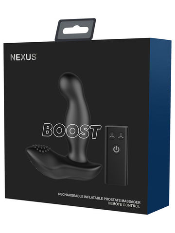 BOOST PROSTATE MASSAGER WITH INFLATABLE TIP RECHARABLE