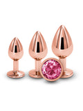 REAR ASSETS 3PC METAL PLUG TRAINER KIT ROSE GOLD PINK