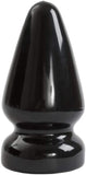 Doc Johnson Titanmen - Ass Servant - Massive Anal Plug - For Experienced Players - Traditional Shape - 3.7 Inch Width - Anal Toy - Black