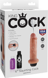 King Cock 6" Squirting Realistic Cock (Flesh)