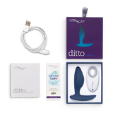 Ditto By We-Vibe Blue Rechargeable Vibrating Anal Plug With Remote Control & We-Connect App