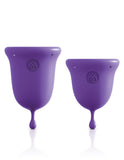 Jimmyjane Intimate Care Menstrual Cups Purple