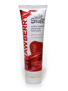 Wet Stuff Water Based Lubricant Strawberry Flavour 100g Tube