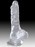 King Cock Clear 5 in. Cock with Balls