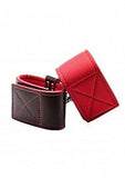 Ouch! Reversible Ankle Cuffs - Red