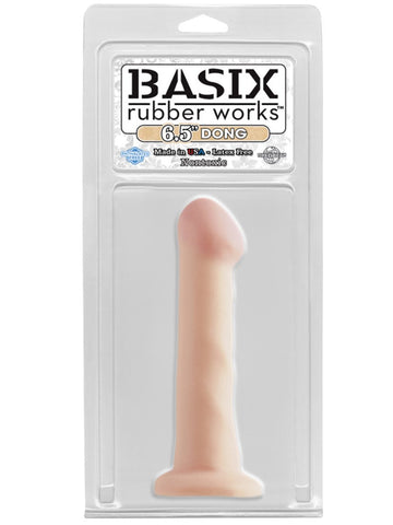 Basix Rubber Works - 6.5in. Flesh Dong