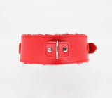 BERLIN BABY COLLAR AND LEASH RED