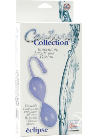 Couture Collection Eclipse Weighted Kegel Balls Purple