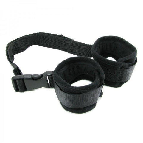 Sex & Mischief Adjustable Handcuffs Black