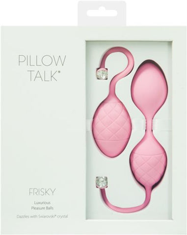 Pillow Talk Frisky Duo Kegel Balls Pink