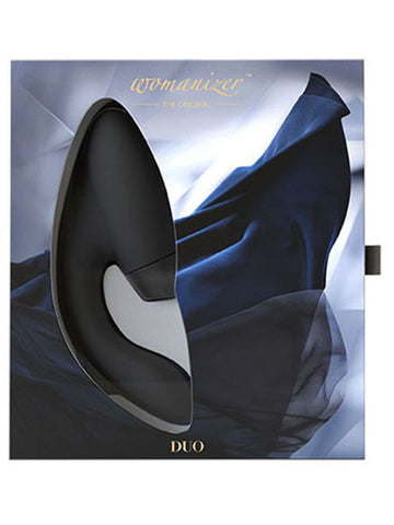 Womanizer DUO Black G Spot Rechargeable Vibrator With Pleasure Air Technology