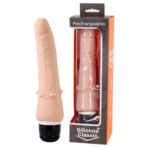 Silicone Classic +, Flesh Rechargeable Vibe