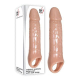 Adam & Eve Realistic Extension with Ball Strap- Flesh