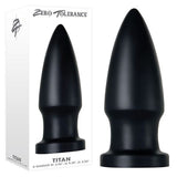 Zero Tolerance The Titan Giant Butt Plug - Black