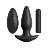 Anal Fantasy Collection Remote Control Silicone Plug Black 10 cm (4’’) Vibrating