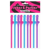 Jokes & Parties Willy Straws - Coloured