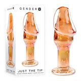 GENDER X JUST THE TIP GLASS PLUG