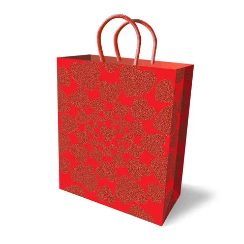 GIFT BAG - GLITTER HEARTS