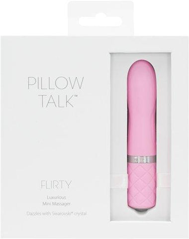 Pillow Talk Flirty Rechargeable Bullet Vibrator 4.25in - Pink