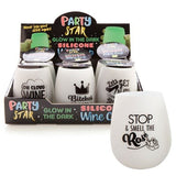 GLOW IN THE DARK SILICONE WINE CUP (1 CUP)