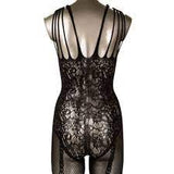 SCANDAL STRAPPY LACE BODY SUIT PLUS SIZE