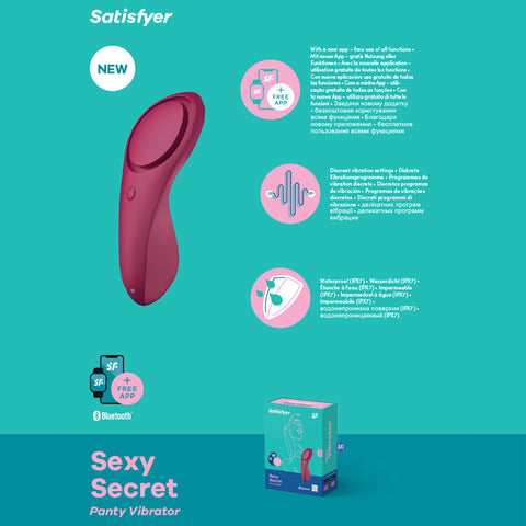 Satisfyer Sexy Secret App Contolled USB-Rechargeable Panty Vib