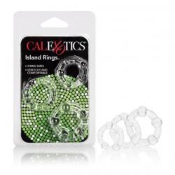 Silicone Island Rings 3 Pack With 3 Sizes - Clear