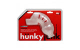 HunkyJunk Lockdown Silicone Chastity Cage - Ice