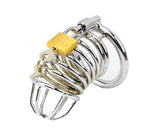 LOVE IN LEATHER 2 " ALLOY MALE CHASTITY DEVICE 50MM