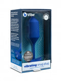 B-Vibe Vibrating Snug Plug XL Navy