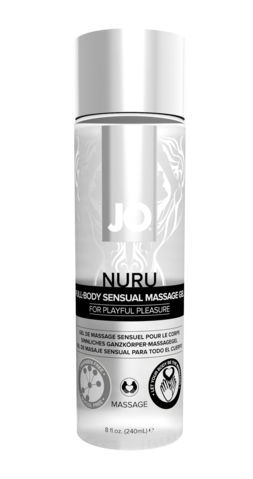 Jo Nuru Fragrance Free Full Body Sensual Massage Oil 240mL