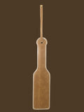 Ouch! Premium Bonded Leather Paddle - Brown