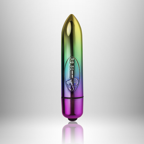 Rocks Off RO-80mm 7 Speed Rainbow Bullet Vibrator