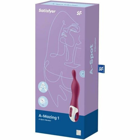 Satisfyer - A-mazing 1 Rechargeable A-spot Vibrator - Berry