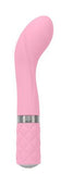 Pillow Talk Sassy G Spot Rechargeable Vibrator 8in - Pink