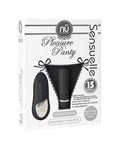 Nu Sensuelle 15-Function Remote Control Vibrating Pleasure Panty USB Rechargeable - Black
